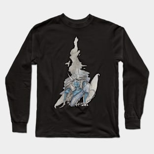 Cyberpunk Cyborg Dragon Long Sleeve T-Shirt